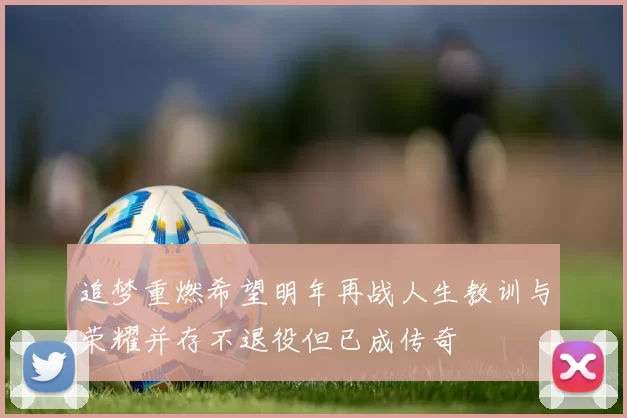 追梦重燃希望明年再战人生教训与荣耀并存不退役但已成传奇